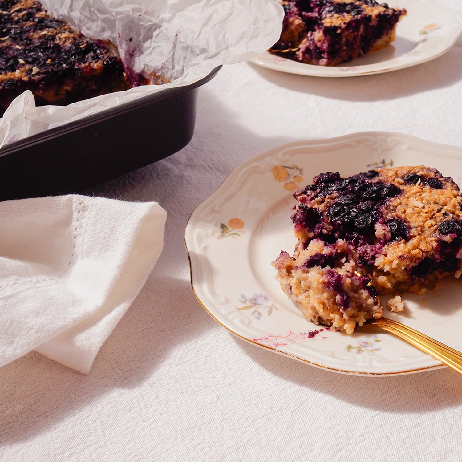 Blueberry Collagen Baked Oats - Vild Nord